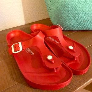 birkenstock eva gizeh coral